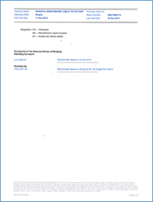 ABS美國船級(jí)社檢驗(yàn)證書3